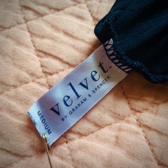 Velvet by Graham & Spencer - Dark Navy Strapless Tube  Ruched Dress – Size M - Picture 8 of 10